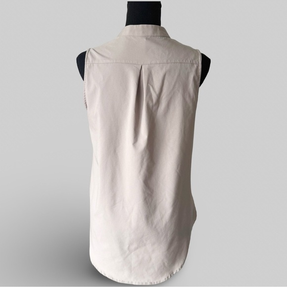 MEC Sleeveless Beige Blouse Top - Picture 3 of 14
